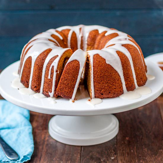 Pumpkin Spice Bundt Cake - Recipe photo by thebrewerandthebaker