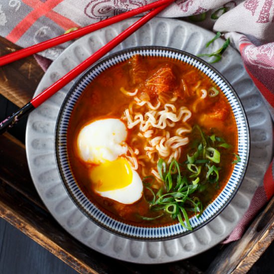 Spicy Korean Kimchi Ramen - Recipe photo by sharedappetite