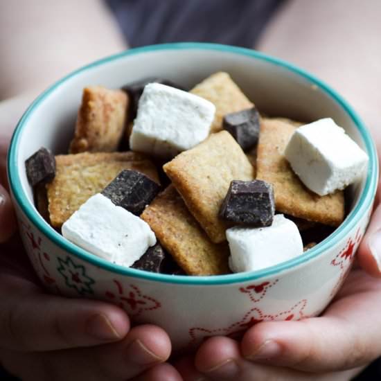 S’mores Snack Mix From Scratch - Recipe photo by Gringalicious