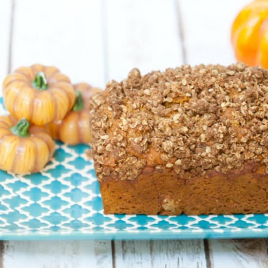 Pumpkin Streusel Bread - Recipe photo by Food Done Light