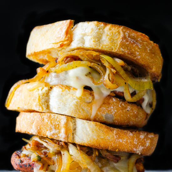 French Onion Chicken Sandwich - Recipe photo by layersofhappiness
