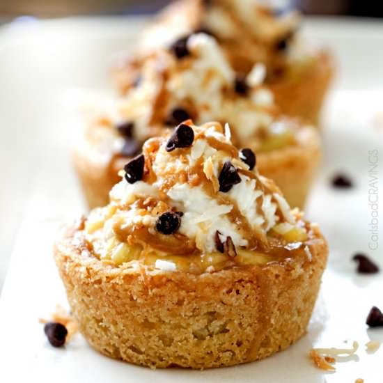 Mini Banana Coconut Cream Pies - Recipe photo by carlsbadcravings