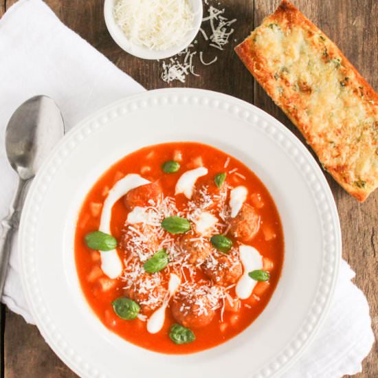Meatball Tomato Soup - Recipe photo by Valeries Keepers