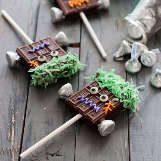 Chocolate Monster Pops - Recipe photo by Handmade Charlotte