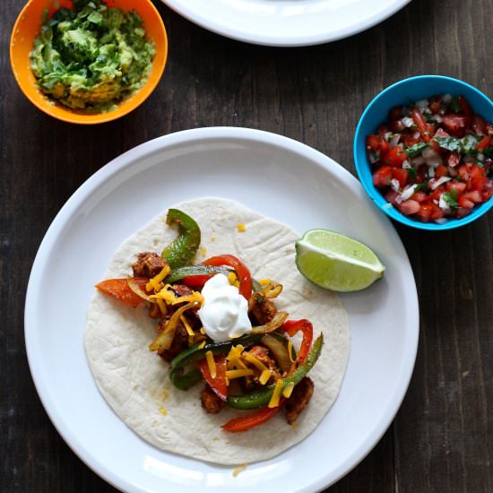TGI Friday’s Chicken Fajitas - Recipe photo by thegirlonbloor