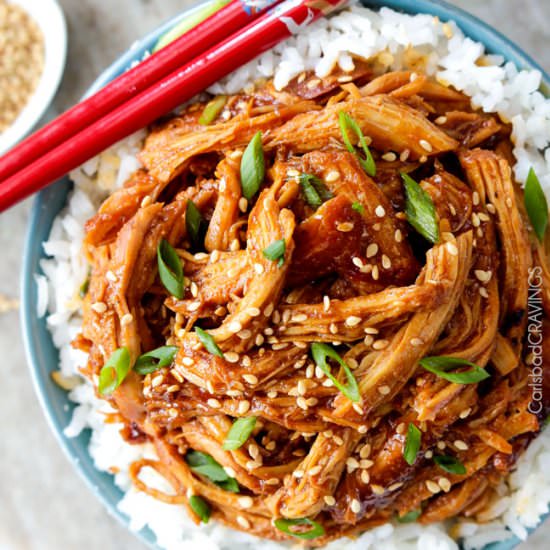 Crockpot Sweet Chili Sesame Chicken - Recipe photo by carlsbadcravings