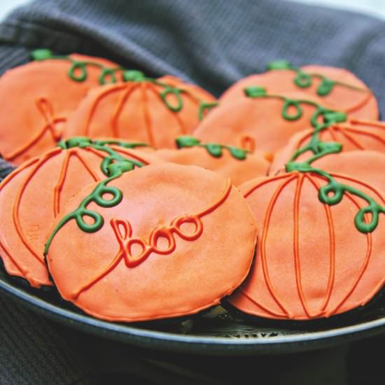 Chocolate Pumpkin Cookies - Recipe photo by Rachelsally