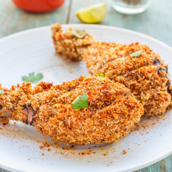 Hot & Crispy Oven-Fried Chicken - Recipe photo by Priyanka DK