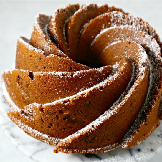 Applesauce Cranberry Bundt Cake - Recipe photo by CookingInStilettos