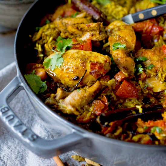 Indian Chicken Biryani - Recipe photo by Feasting at Home