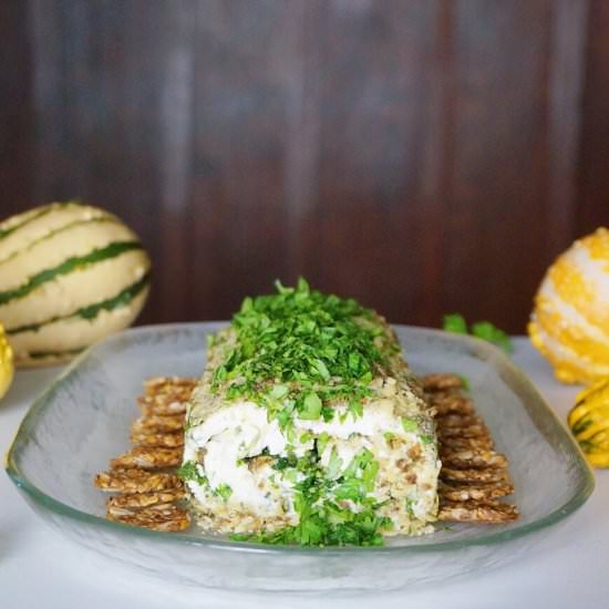 Savory Crusted “Cream Cheese” Log - Recipe photo by thetruespoon