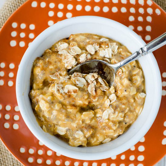 Pumpkin Overnight Oats - Recipe photo by freshaprilflours