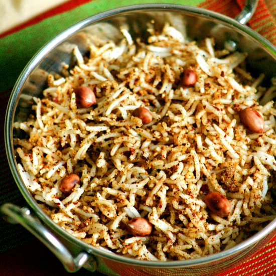 Peanut Rice - Recipe photo by PKsKitchenEquations