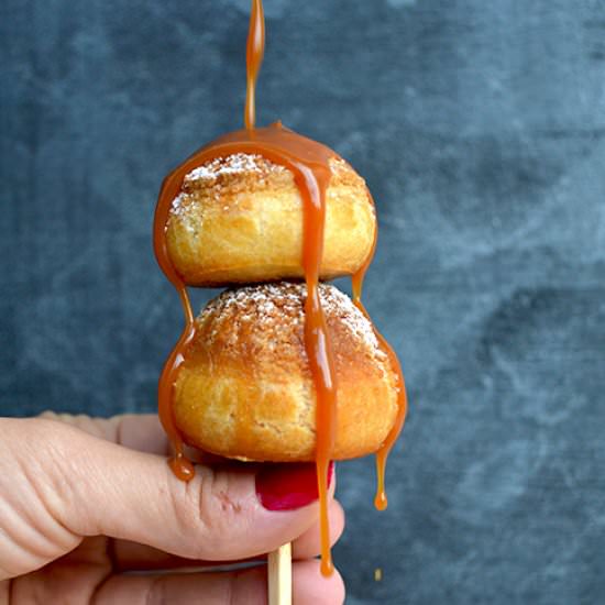 Toffee Apple Style Caramel Choux - Recipe photo by edibleimagination