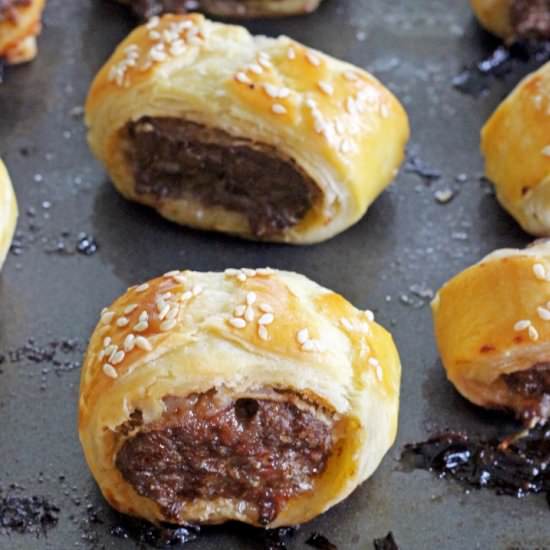 Homemade Sausage Rolls - Recipe photo by thekiwicountrygirl