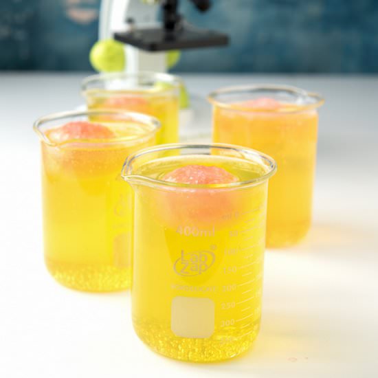 Glow-In-The-Dark Brain Cocktail - Recipe photo by boulderlocavore