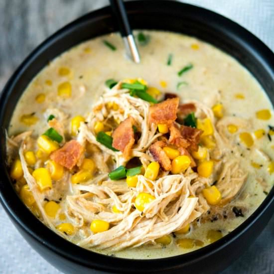 Crock Pot Chicken And Corn Chowder - Recipe photo by slowcookergourmet