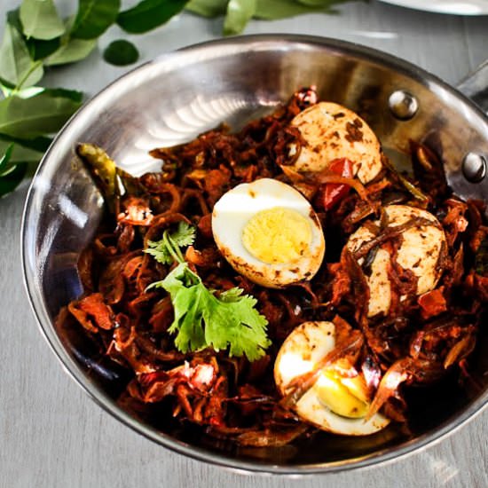 Kerala Style Egg Roast - Recipe photo by Remya Ravindran