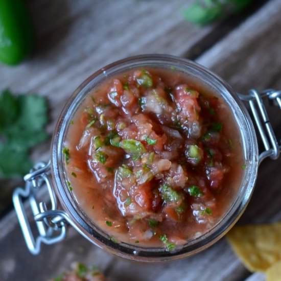 5 Ingredient Quick Salsa - Recipe photo by Domesticdee