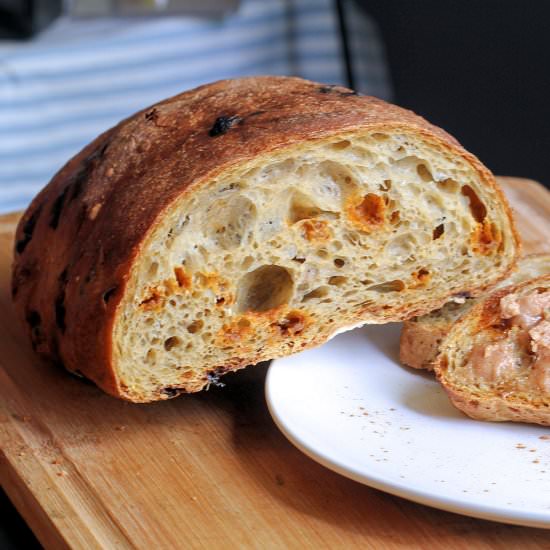 No Knead Pumpkin Cinnamon Bread - Recipe photo by TheKitchenWhisperer