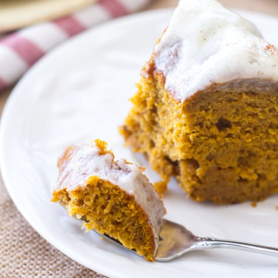 Cream Cheese Pumpkin Bundt Cake - Recipe photo by a latte food