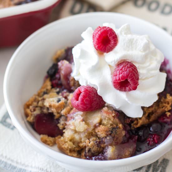 Apple Berry Cobbler - Recipe photo by a latte food