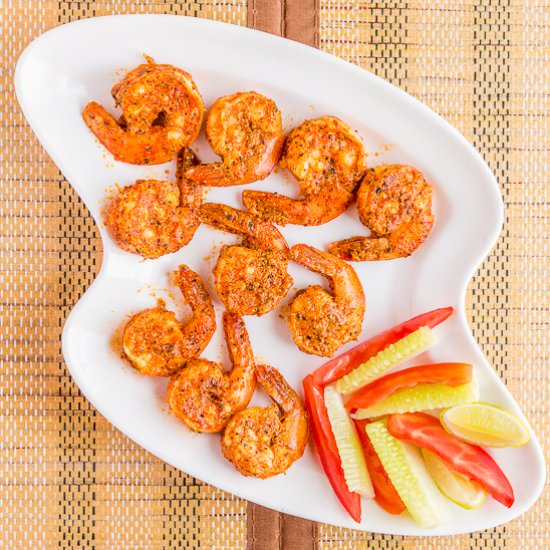 Mustard Jhinga/Tandoori Prawns - Recipe photo by KaliMirchbysmita