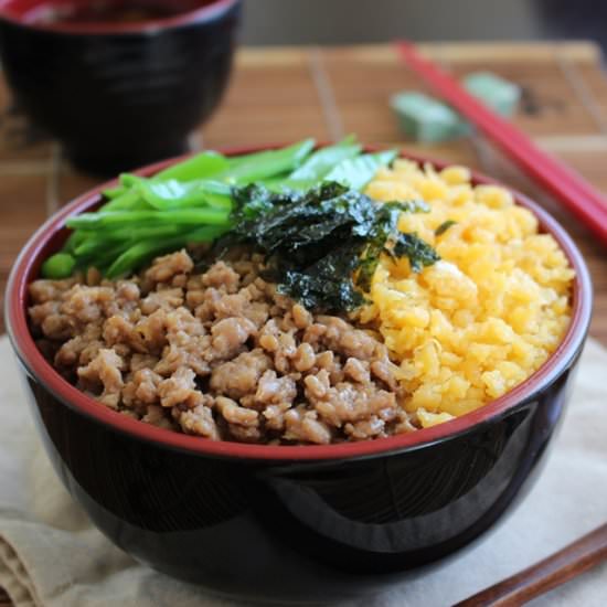 Soboro Don - Recipe photo by ToFoodwithLove