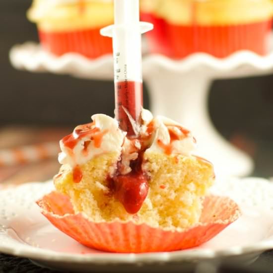 Bloody Cupcakes - Recipe photo by tiffanybendayan