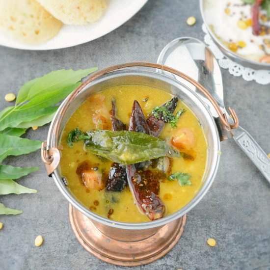 Sambar No Onion No Garlic Recipe - Recipe photo by ruchiskitchen
