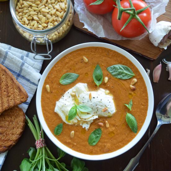 Italian Zuppa Caprese - Recipe photo by thathealthykitchen