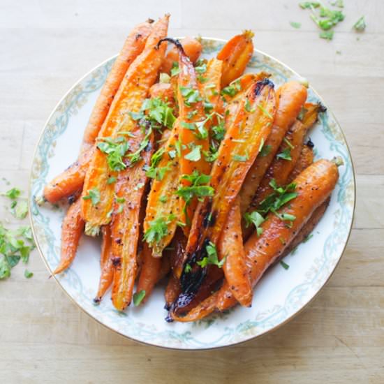 Oven Roasted Carrots - Recipe photo by northwestworkshop
