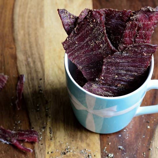 Dos Pepper Jerky - Recipe photo by Jerkyholic