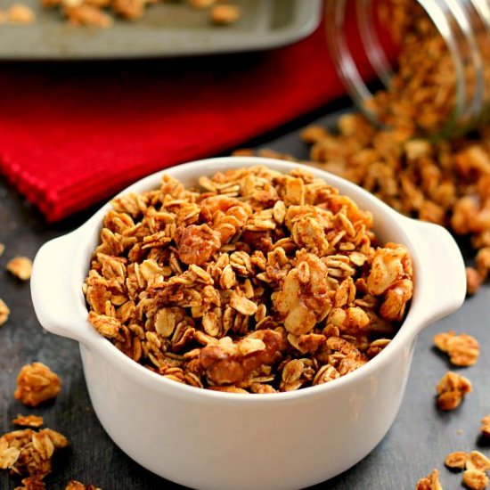 Apple Pie Granola - Recipe photo by pumpkinnspice