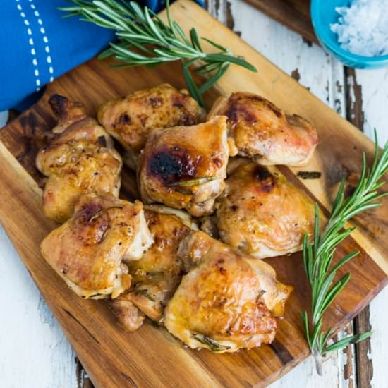 Beer Marinated Chicken Thighs - Recipe photo by heinstirred