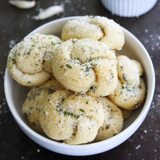 Garlic Knots - Recipe photo by twopeasandtheirpod