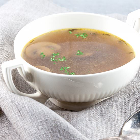 Wild Mushroom Soup - Recipe photo by ohmydish