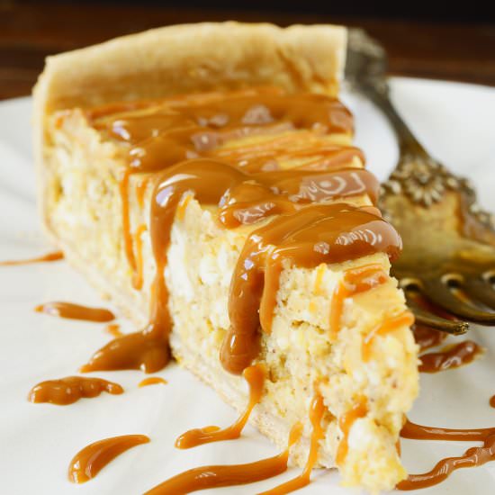 Cheesecake Factory Copycat Pumpkin Cheesecake - Recipe photo by theskinnypot