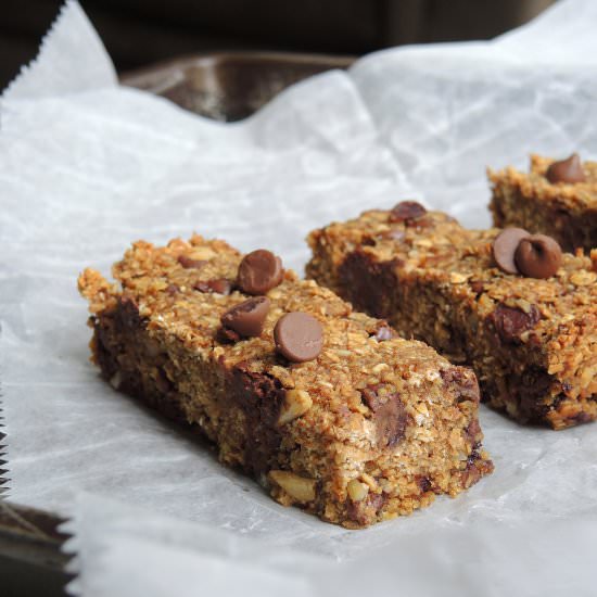 Pumpkin Chocolate Chip Granola Bars - Recipe photo by Cooking Creation