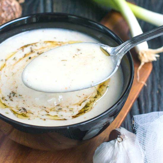 Crema de Yautia (Dasheen Soup) - Recipe photo by thatgirlcookshealthy