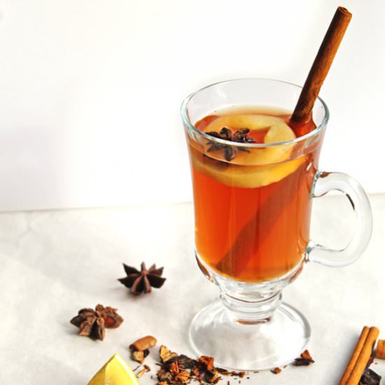 Apple Cider Hot Toddy - Recipe photo by Rhubarbarians
