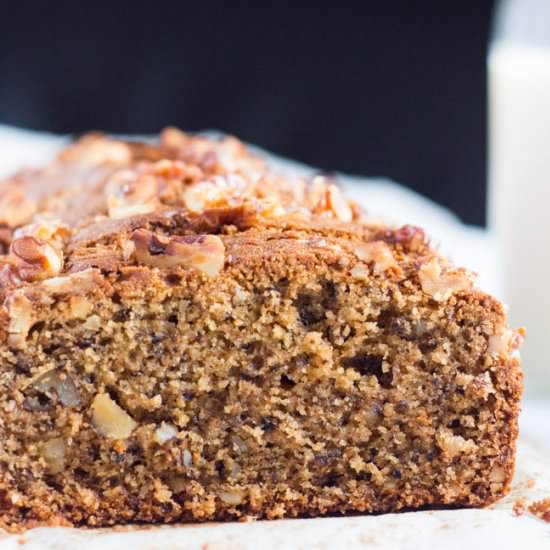Kamut & Walnut Loaf Cake - Recipe photo by thecookspyjamas