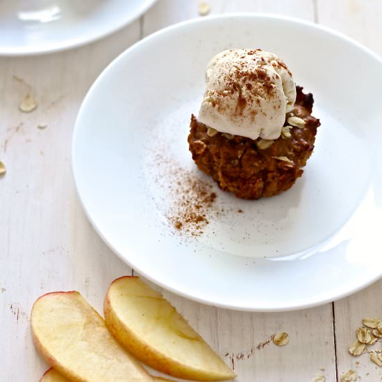Mini Apple Crisp - Recipe photo by thegirlonbloor