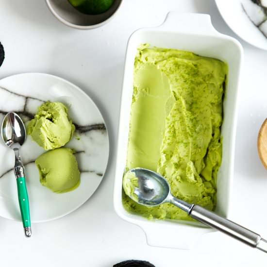 Avocado Lime Ice Cream - Recipe photo by littlebigh