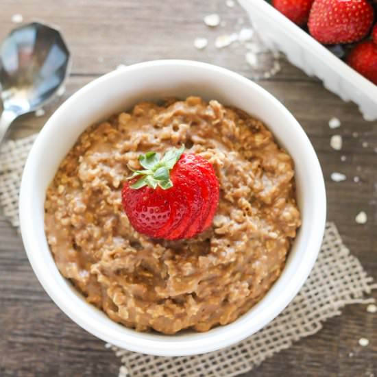 PB2 Chocolate Oatmeal - Recipe photo by Purely Katie