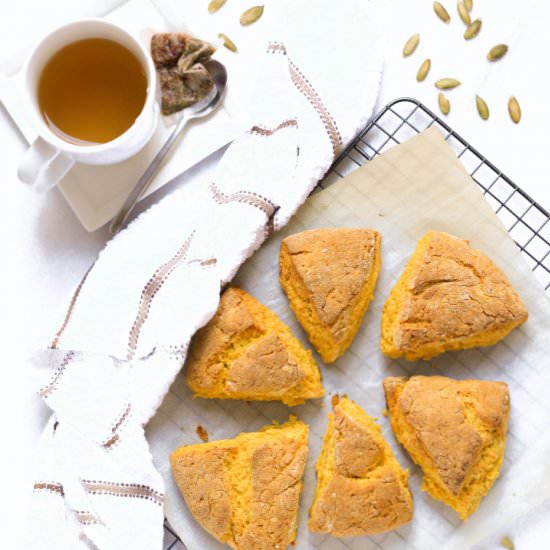 Gluten-free Pumpkin Scones - Recipe photo by felicialim