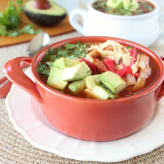 Chipotle Chicken Tortilla Soup - Recipe photo by Whitney Bond