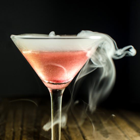 Peach and Raspberry Cocktail - Recipe photo by The Flavor Bender
