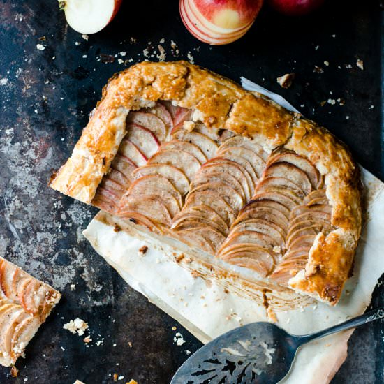 Salted Butter Apple Galette - Recipe photo by theadventuresofbobandshan