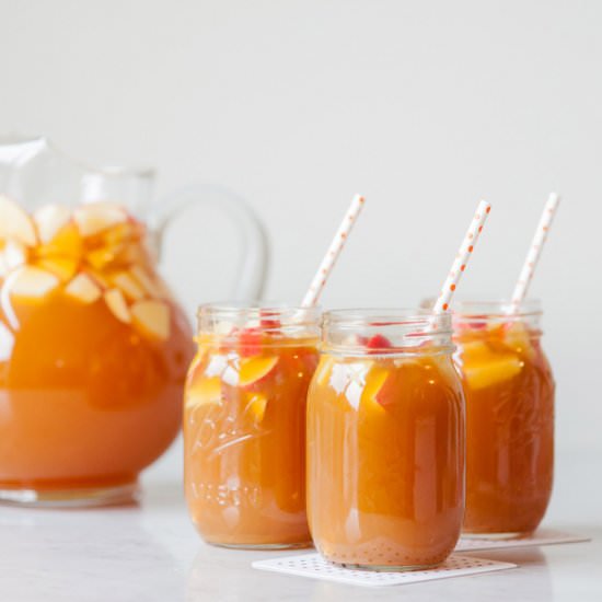 Caramel Apple Sangria - Recipe photo by the sweetest occasion